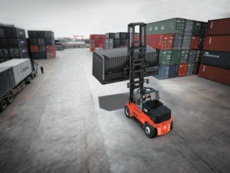 Elektrisk Tomcontainer Truck ECG70